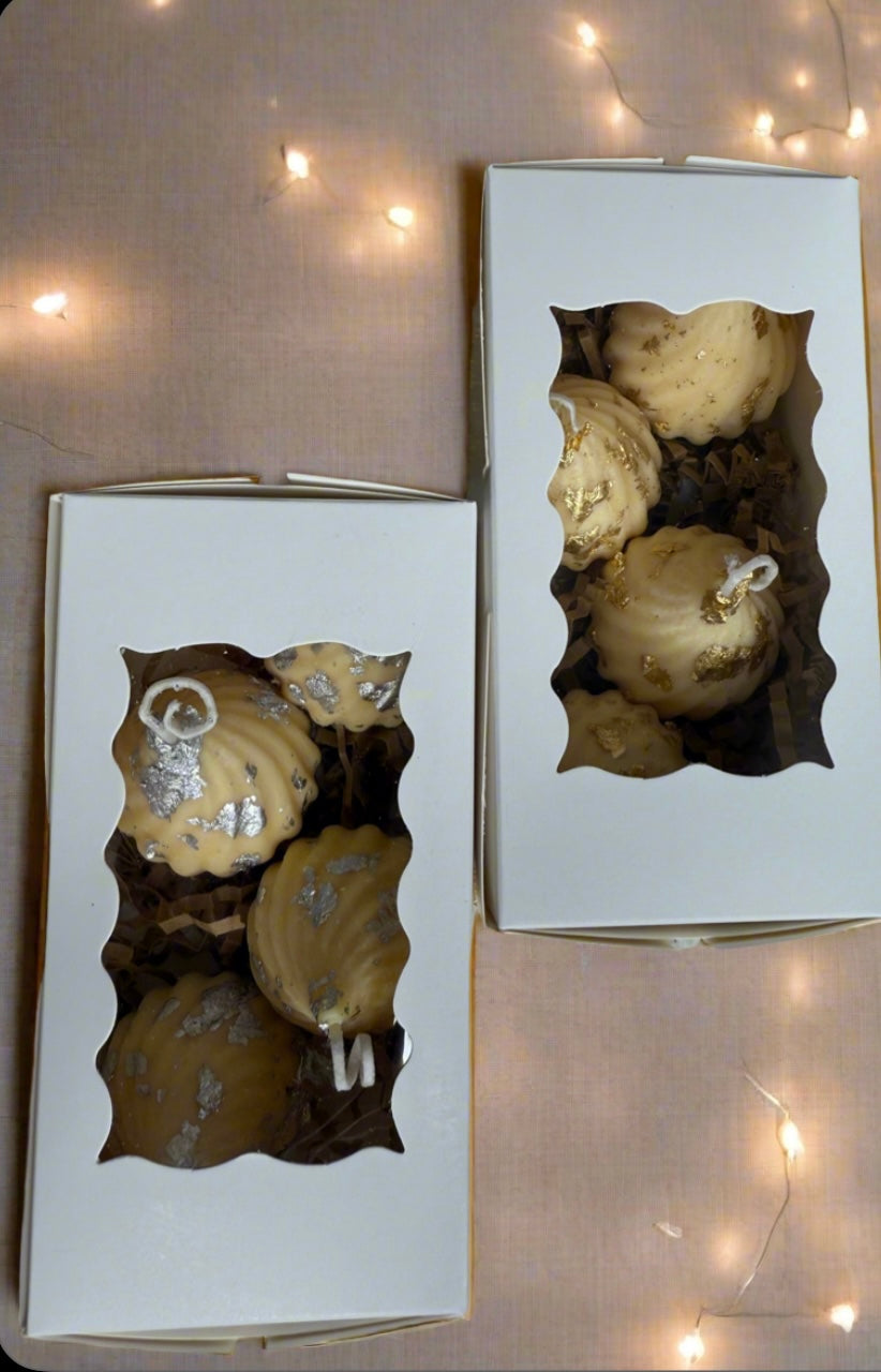 Swirl Candy Shaped Candle Gift Set