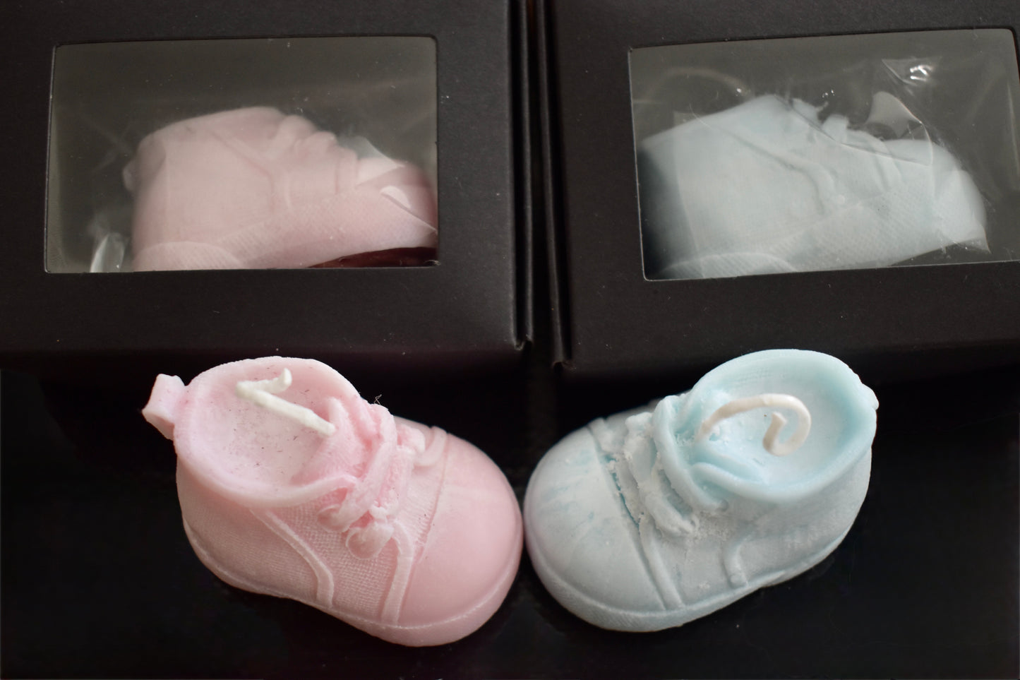 Baby Shoe Candle * Candle Favors*Set of 2*