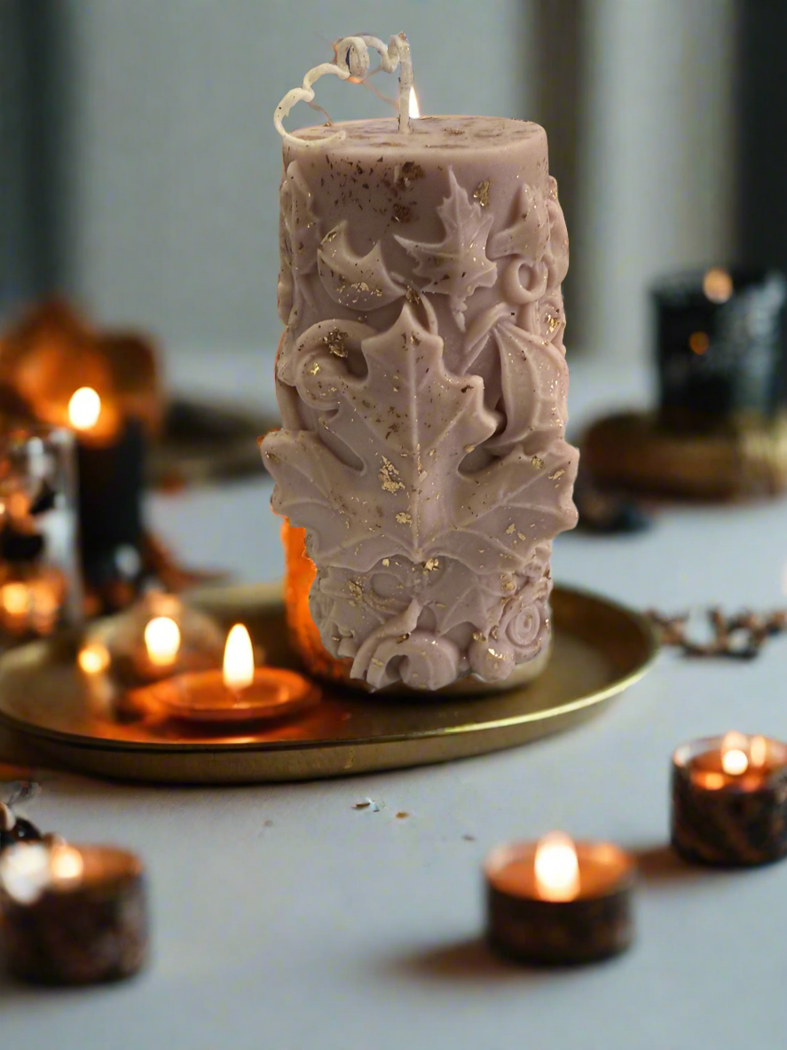 Fall Inspired Tower Candle