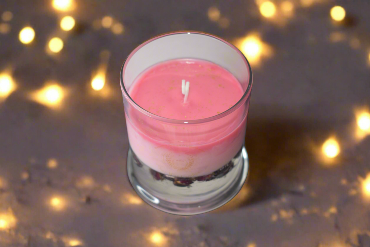 Floating Rose Candle