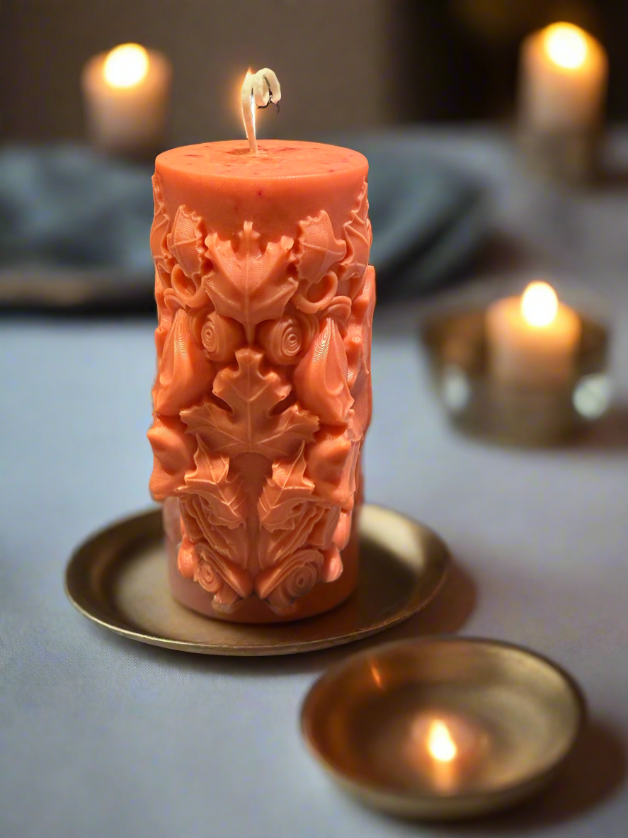 Fall Inspired Tower Candle
