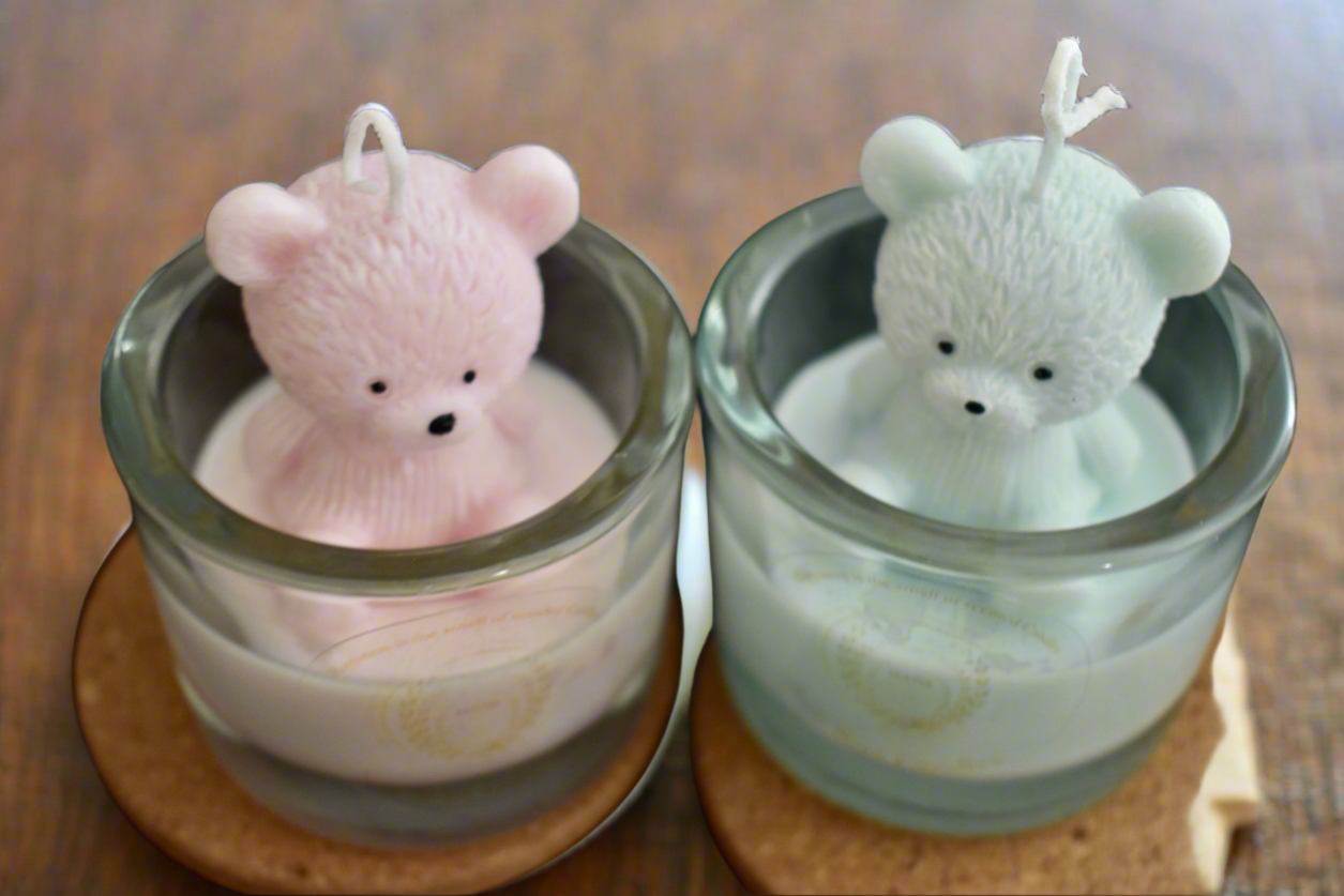 Baby Bear Candle *Candle Favors* set of 2