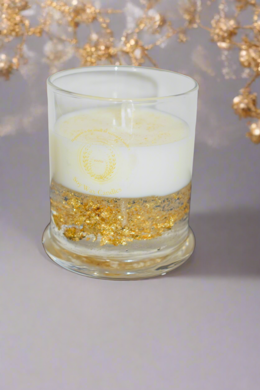 Gold Amber Candle