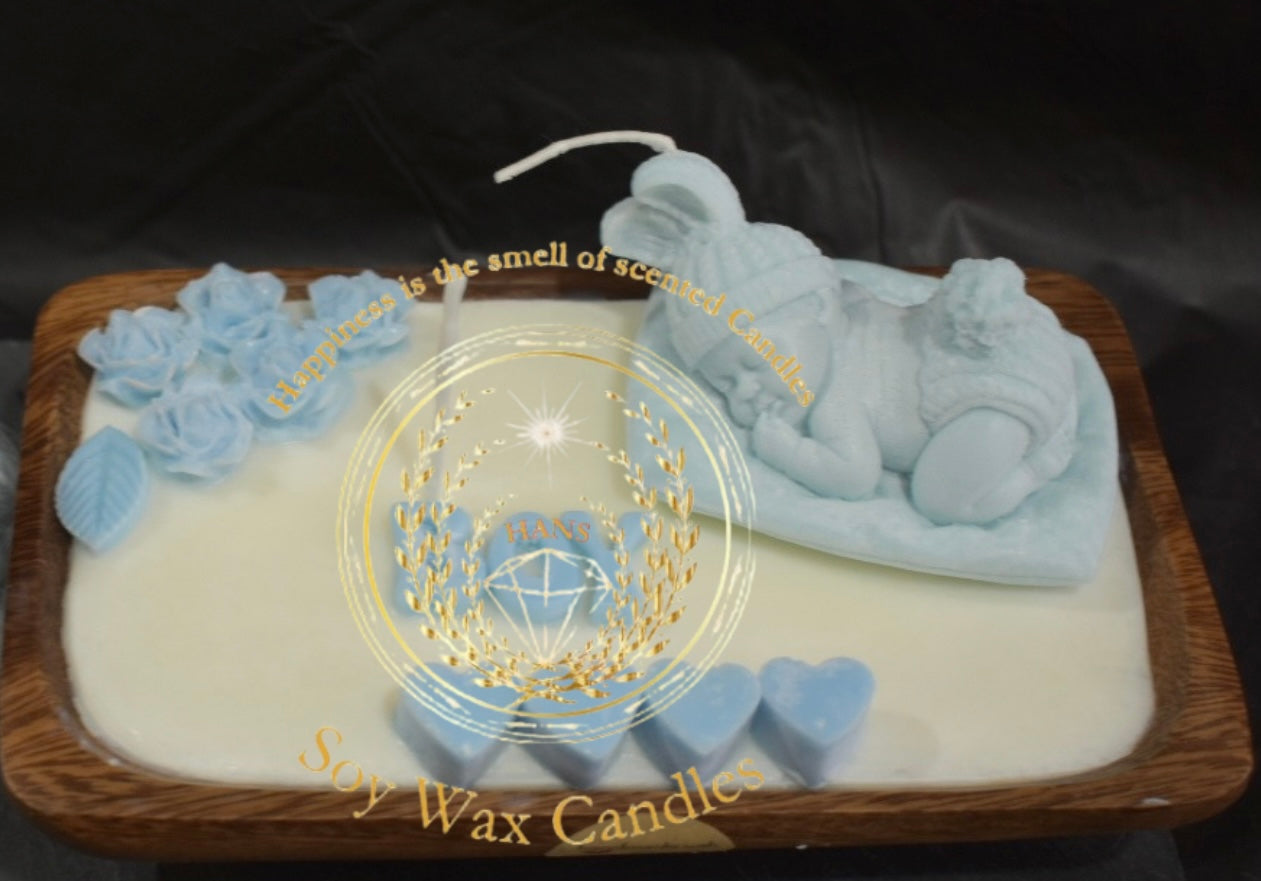 Baby Custom Tray Candle