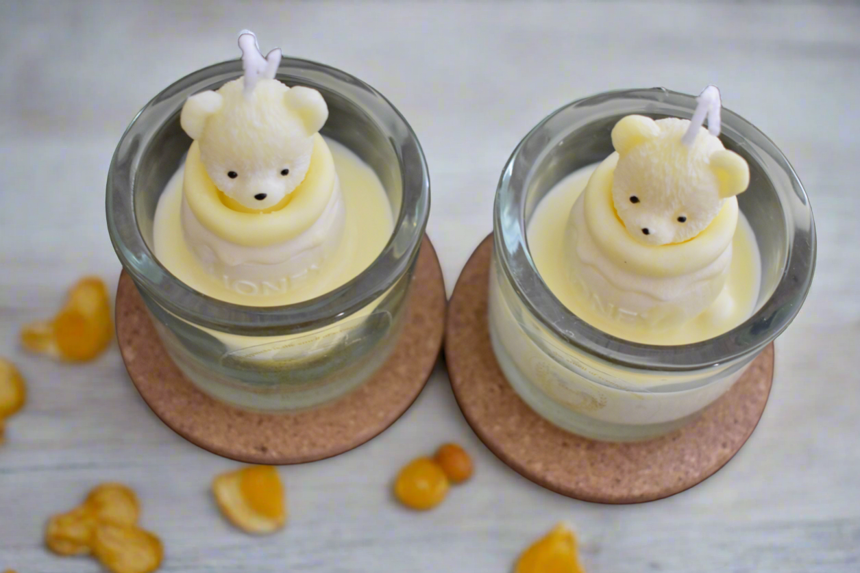 Honey Bear Jar *Small*Set Of 2*