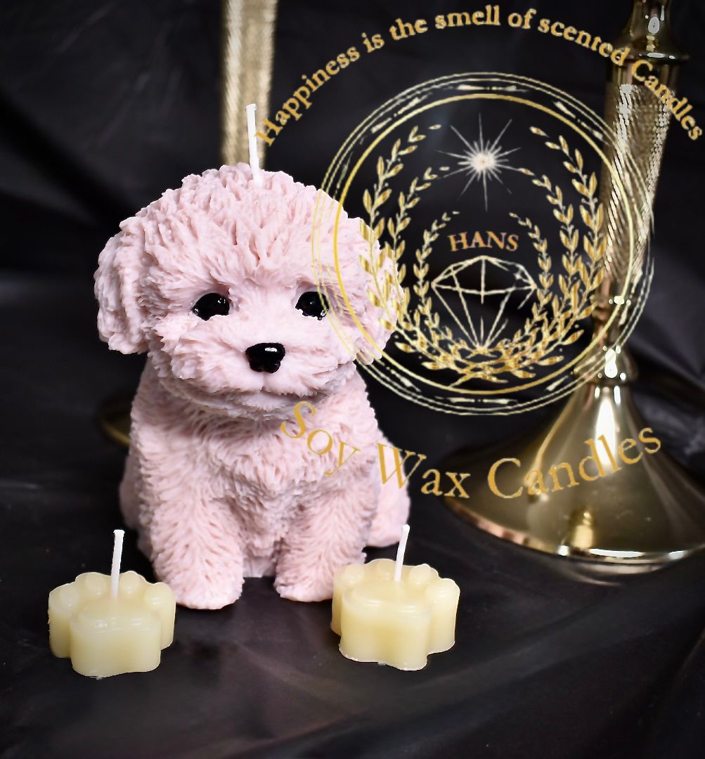 Puppy candle