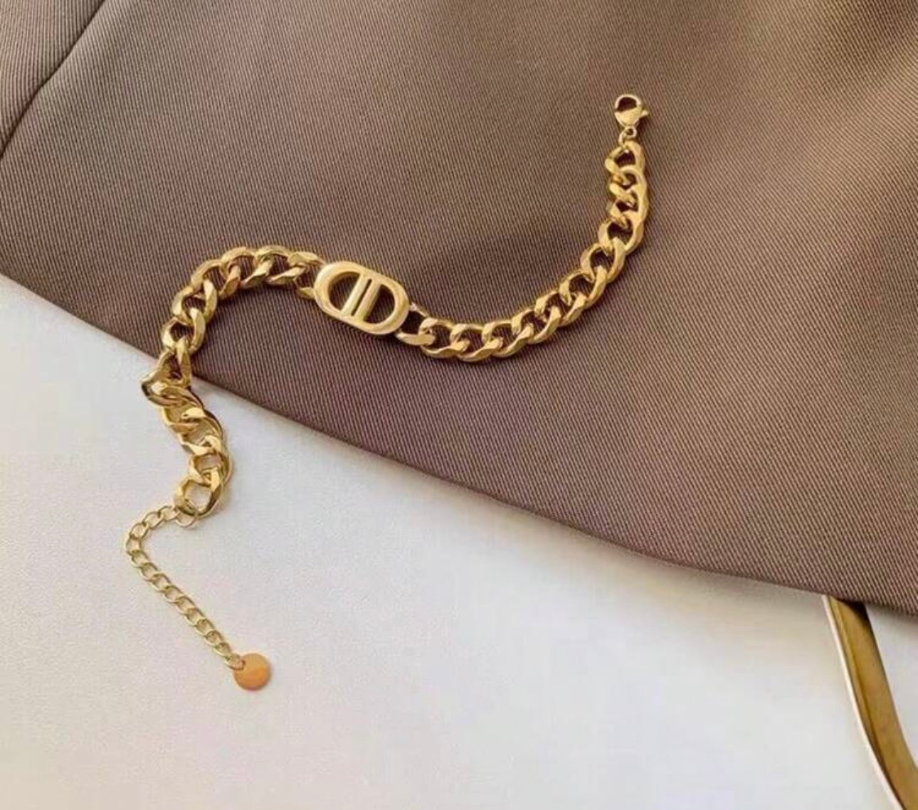 18K Gold Plated Dior Inspired Bracelet