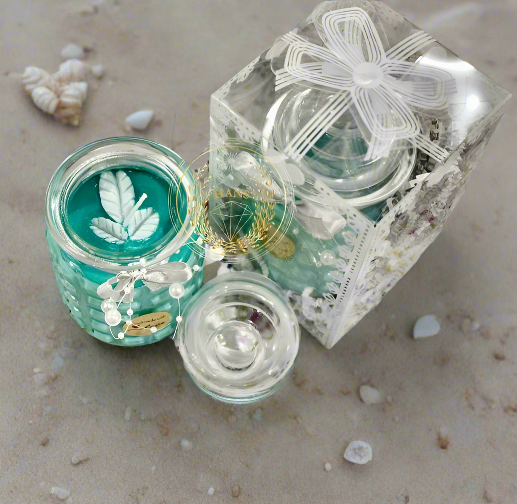 Scented Candle Jar With Dome Lid