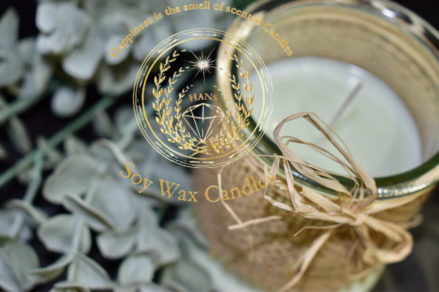 Jute Wrapped Jar Candles