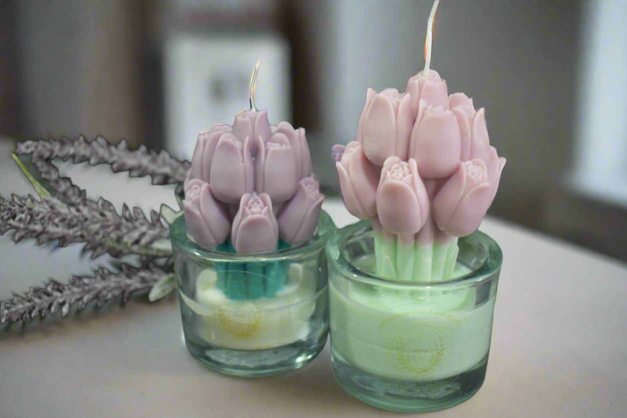 Tulip In a Jar Candle