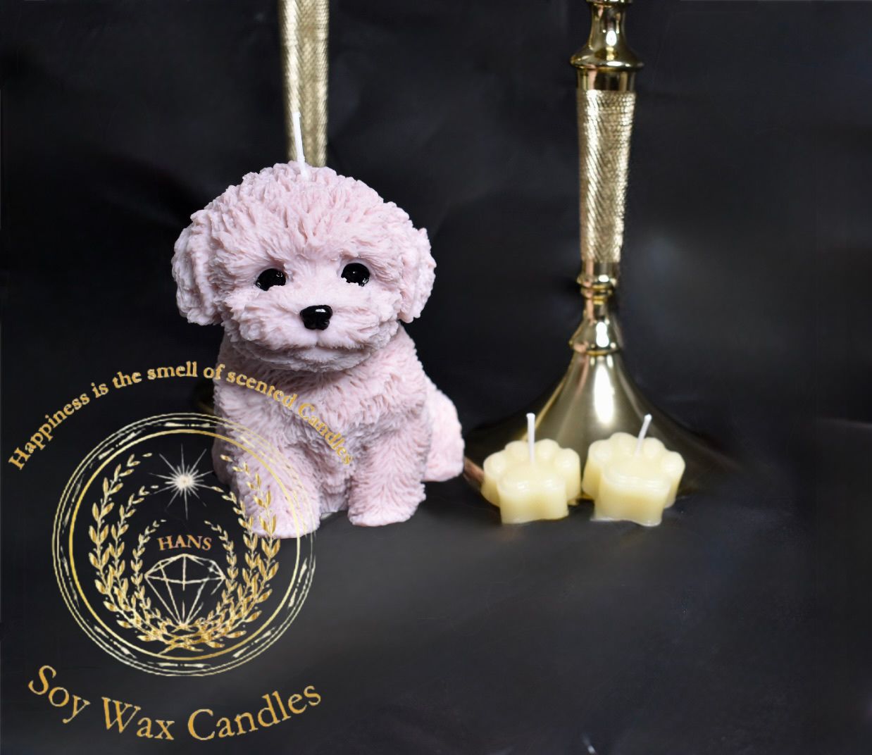 Puppy candle
