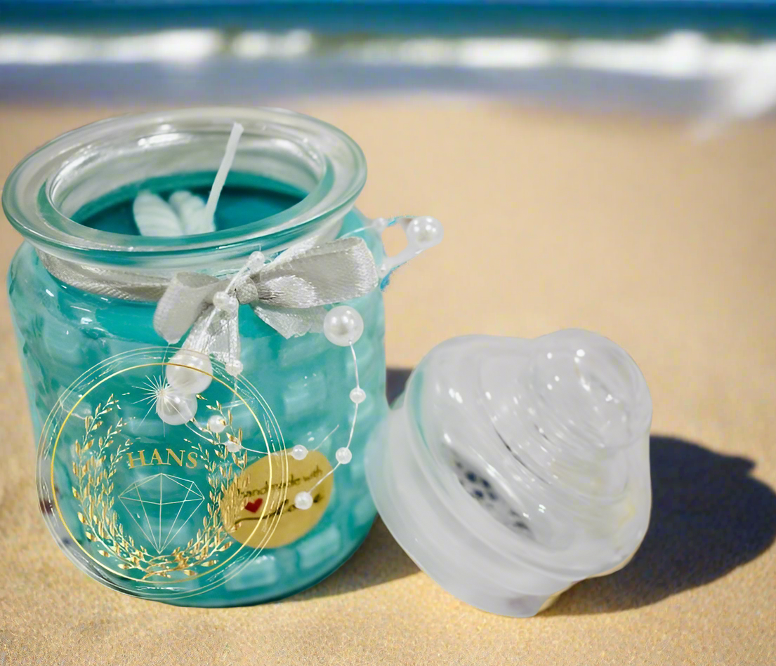 Scented Candle Jar With Dome Lid