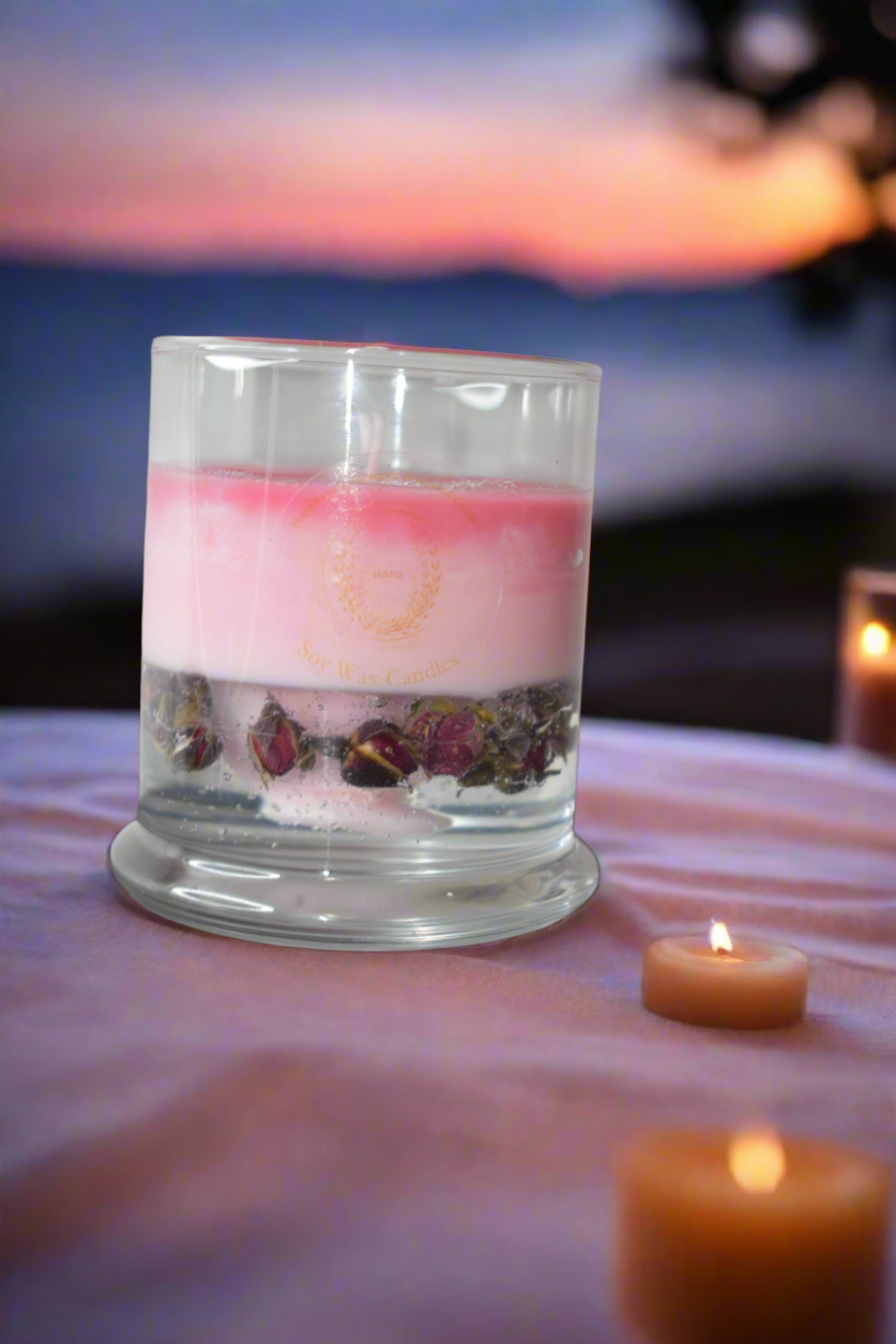 Floating Rose Candle