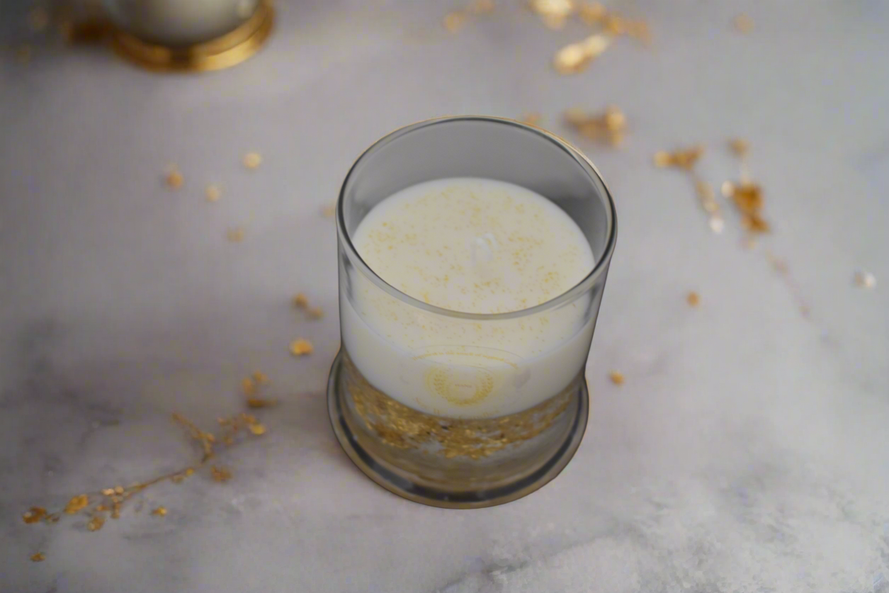 Gold Amber Candle