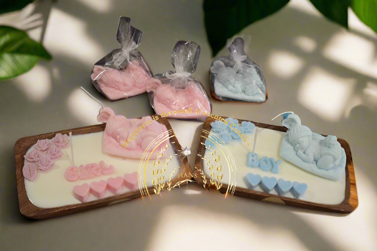 Baby Custom Tray Candle