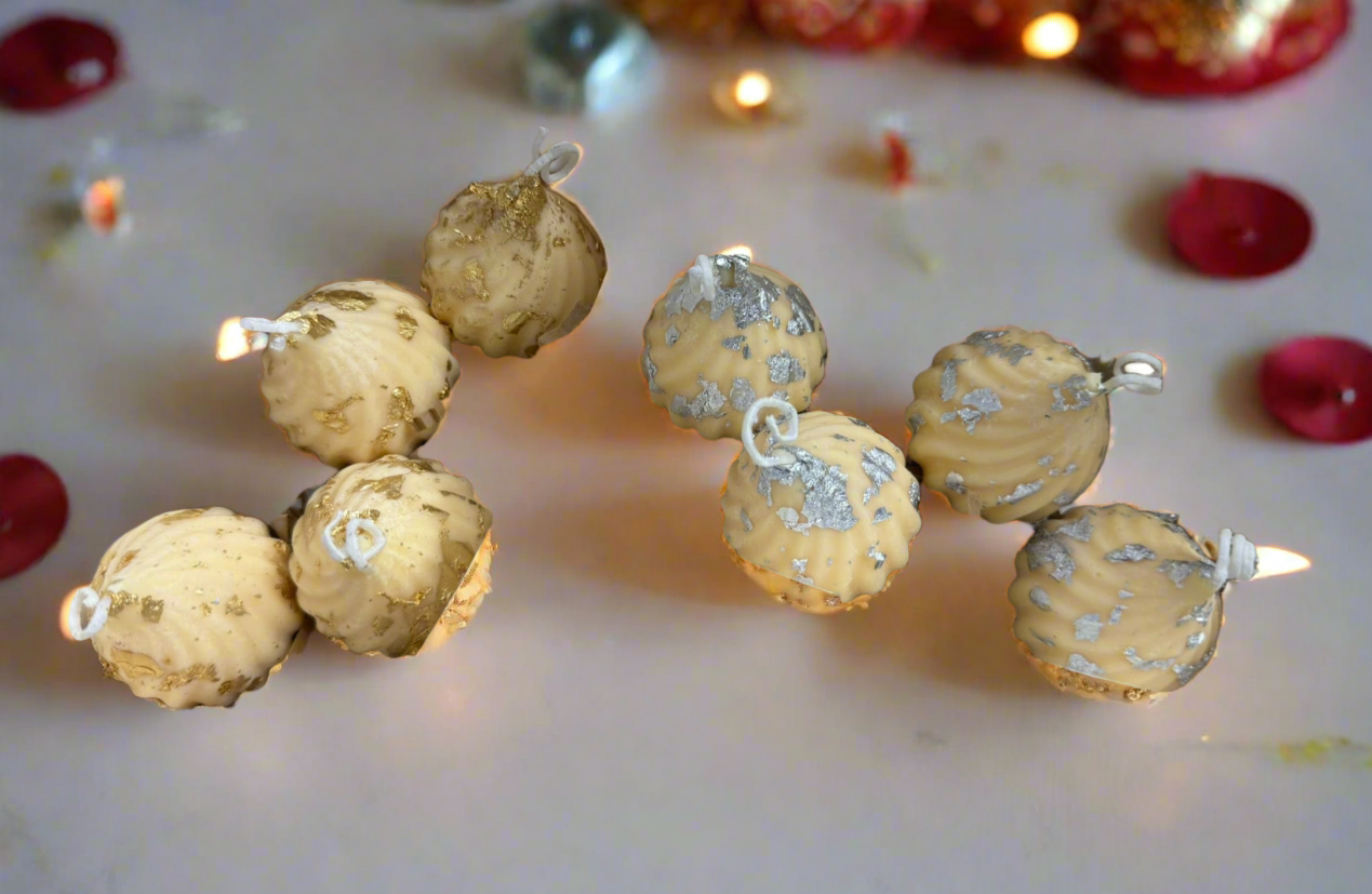 Swirl Candy Shaped Candle Gift Set