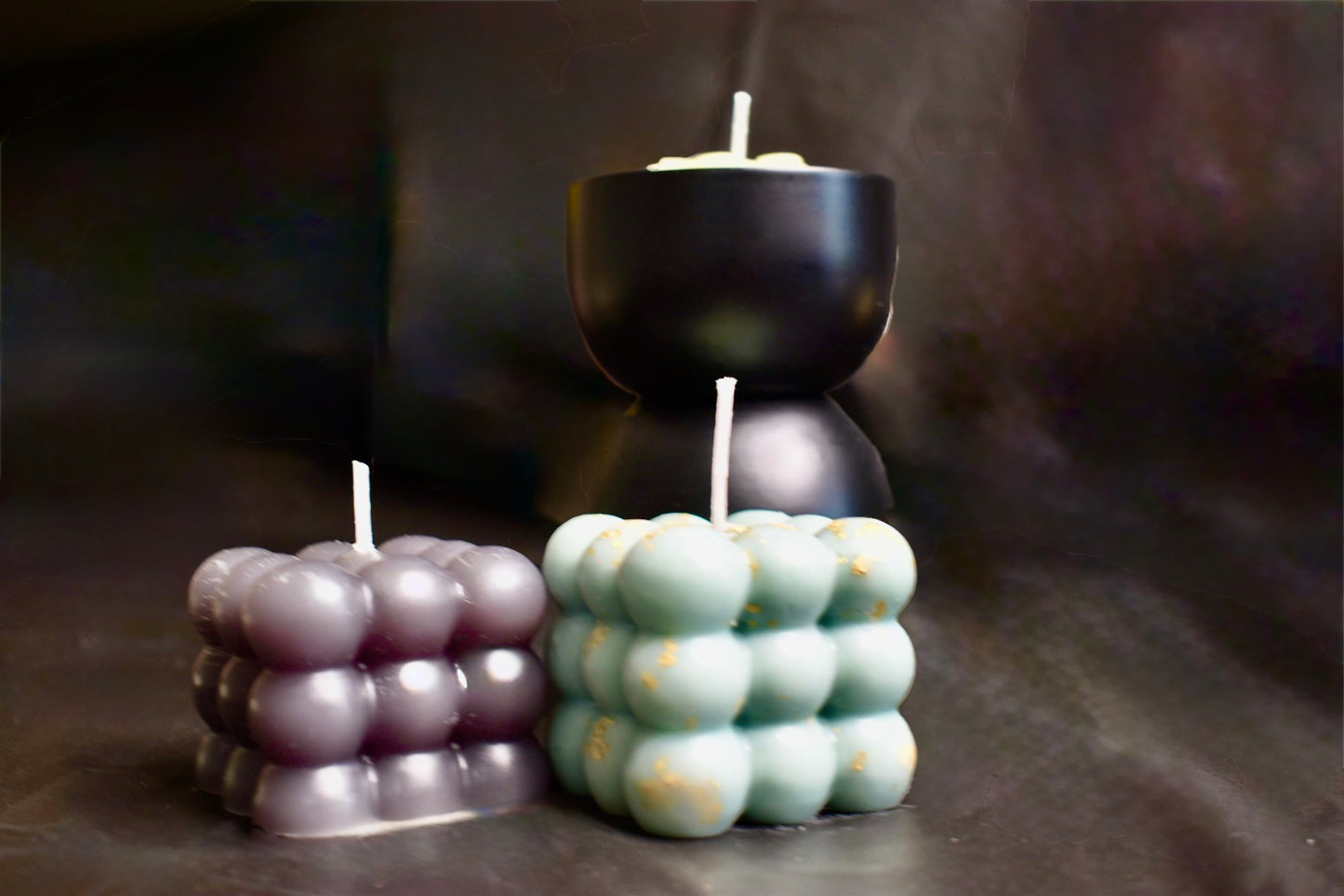 Cube Bubble Candle