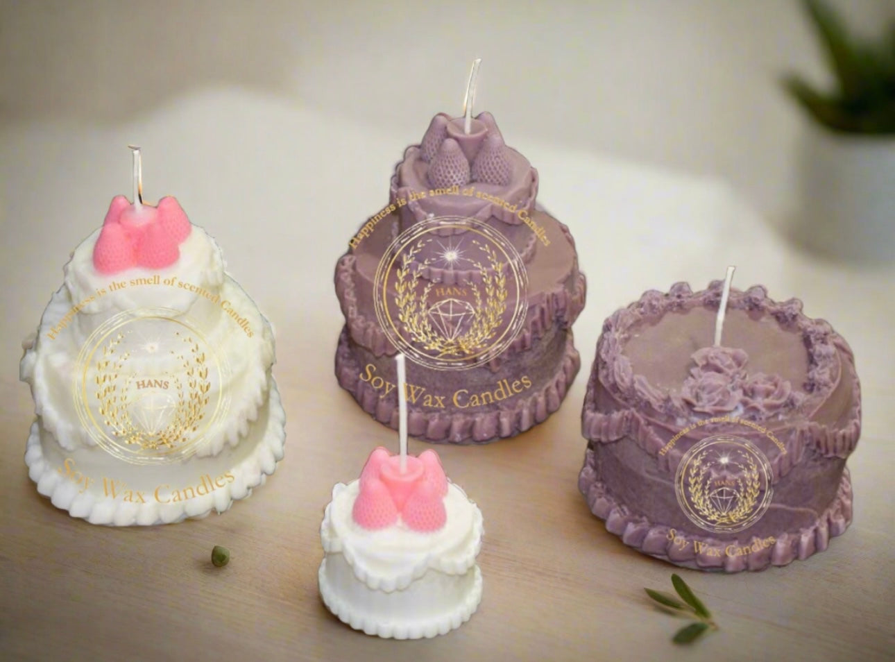 Two Tier candle cake