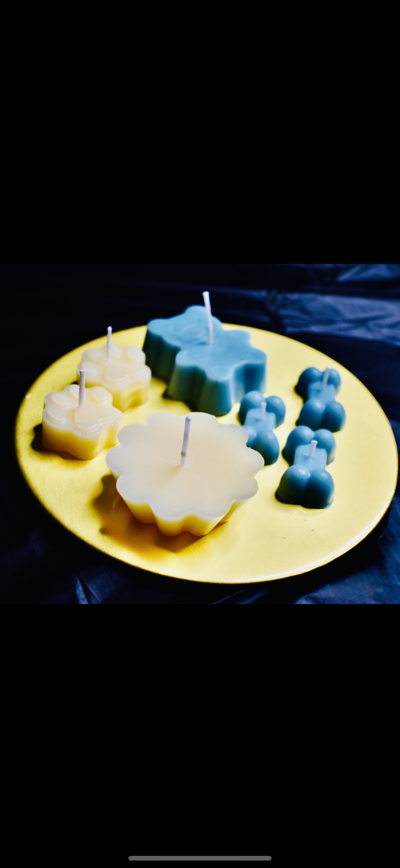 Handmade Paw candles