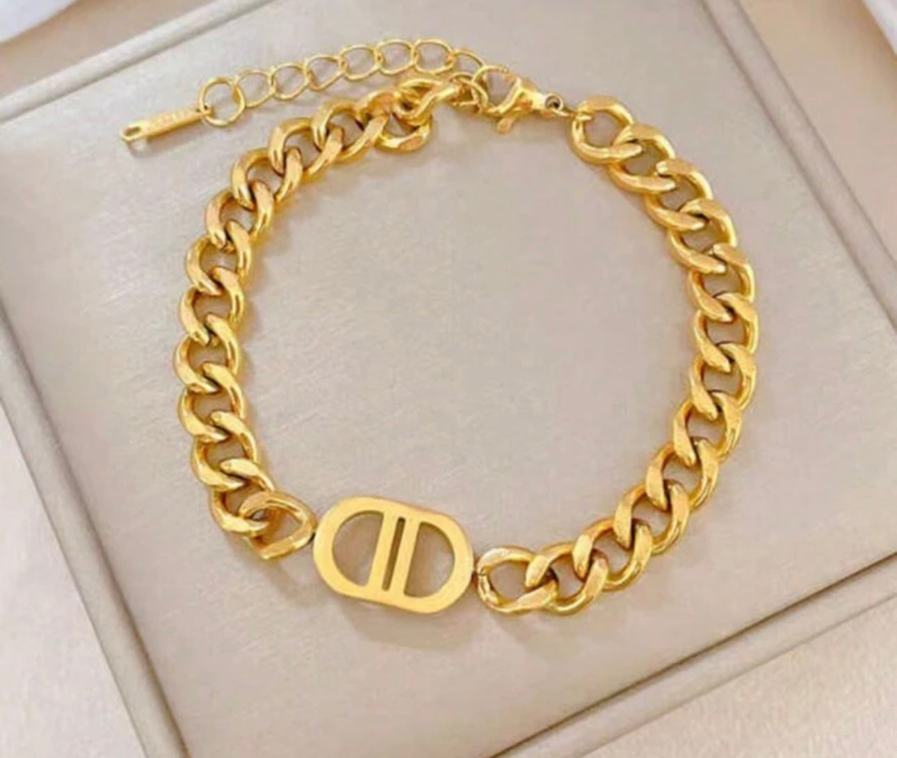 18K Gold Plated Dior Inspired Bracelet