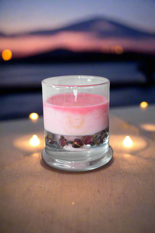 Floating Rose Candle