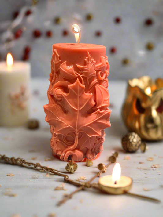 Fall Inspired Tower Candle