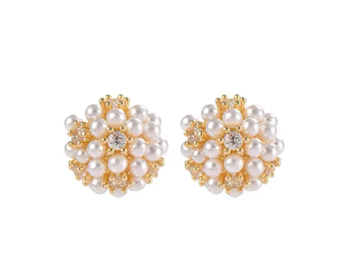 18K Gold Plated Stud Earrings