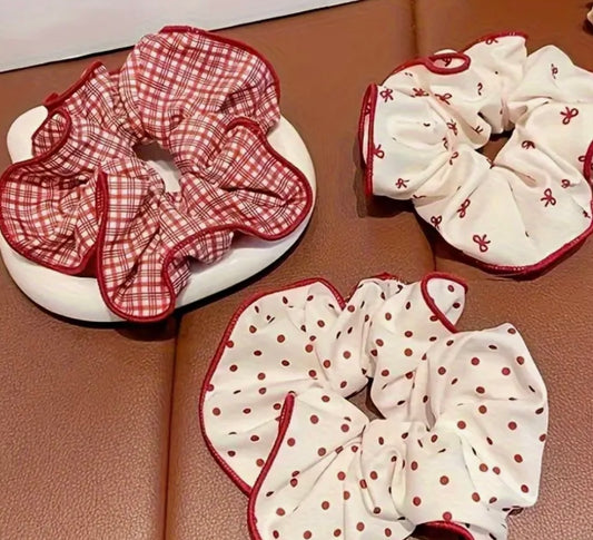Polka Dot Scrunchie