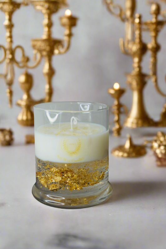 Gold Amber Candle