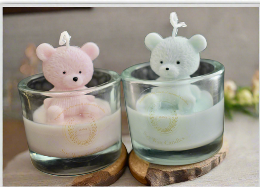 Baby Bear Candle *Candle Favors* set of 2