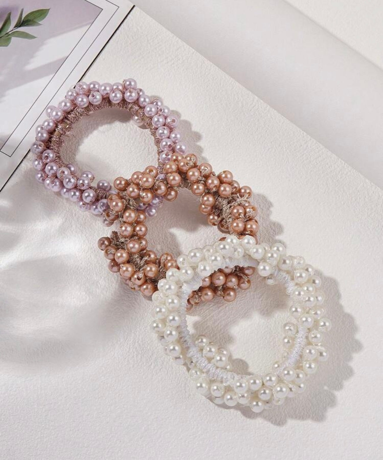 Pearl Elastic Hair Band